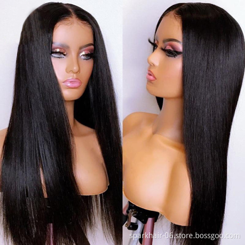 Wholesale Malaysian Straight Raw Full Lace Wig,Baby Natural Afro Hair Wig,100% Remy 40 Inch Full Lace Wig